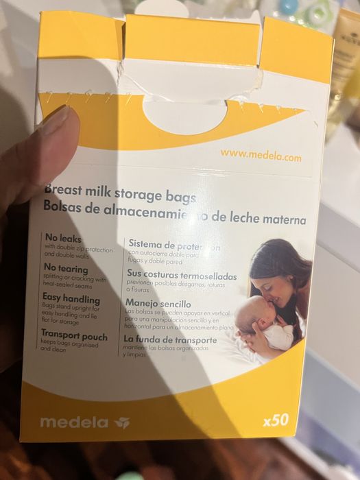 144 sacos de congelacao medela +20