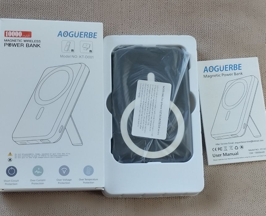 Power Bank AOGUERBE Magnetic  10000mAh