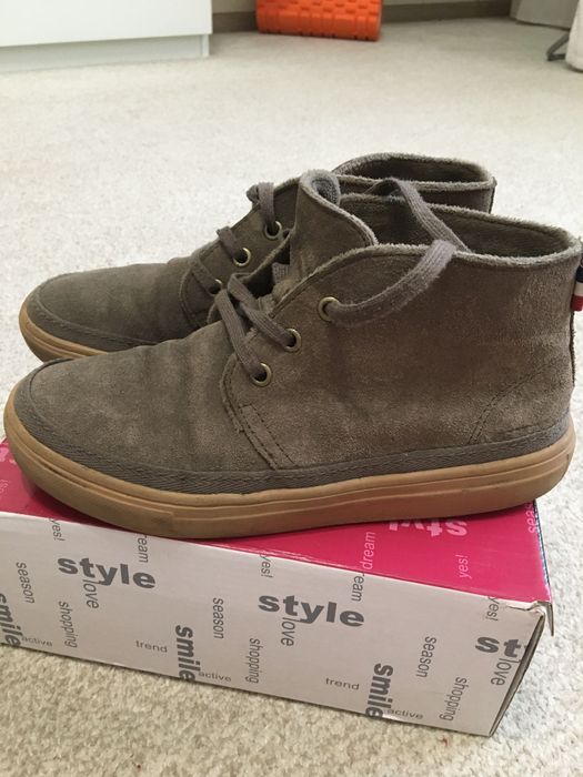 Ботинки замшевые унисекс