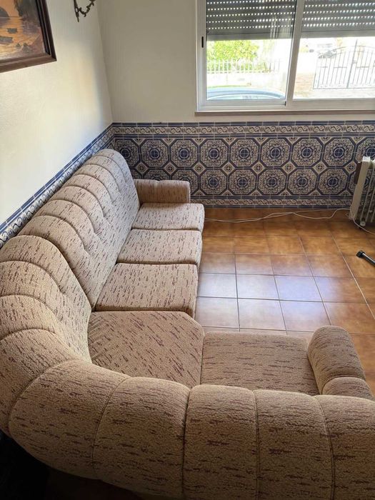 Sofá canto 4/5 lugares