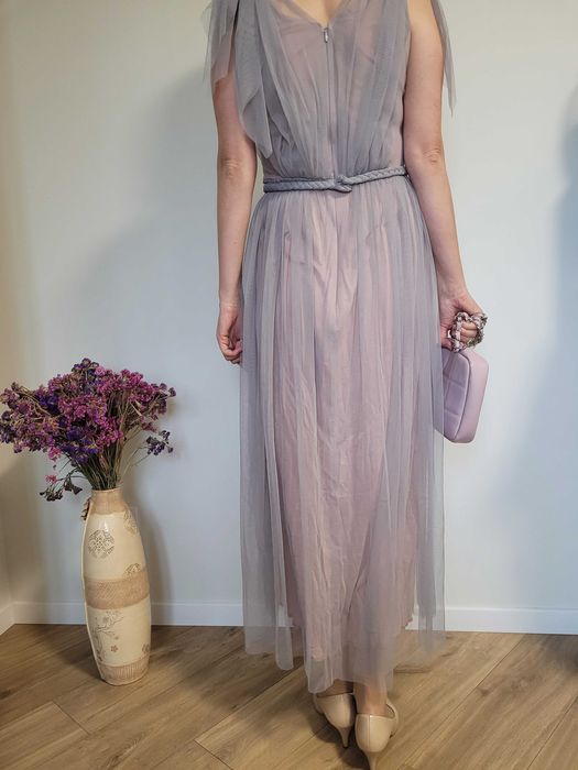 Sukienka CRISTALL  Manifiq&Co r. L popiel