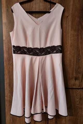 sukienka różowa vegas