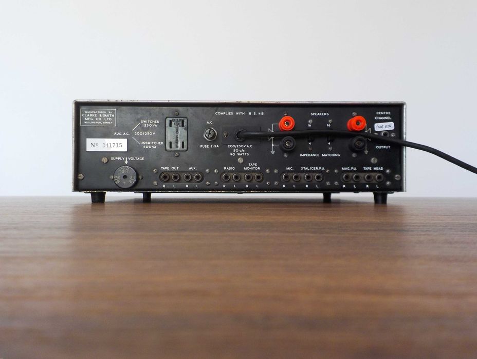 Clarke Smith Stereo amplificador Hifi