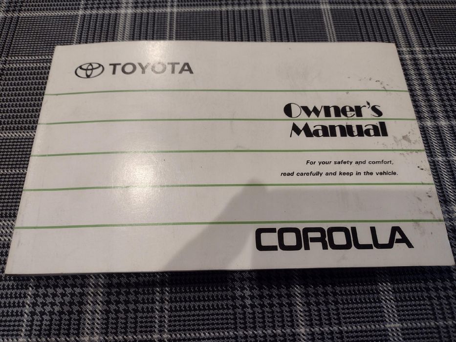 Toyota Corolla Viii E110 Instrukcja Książka 1997