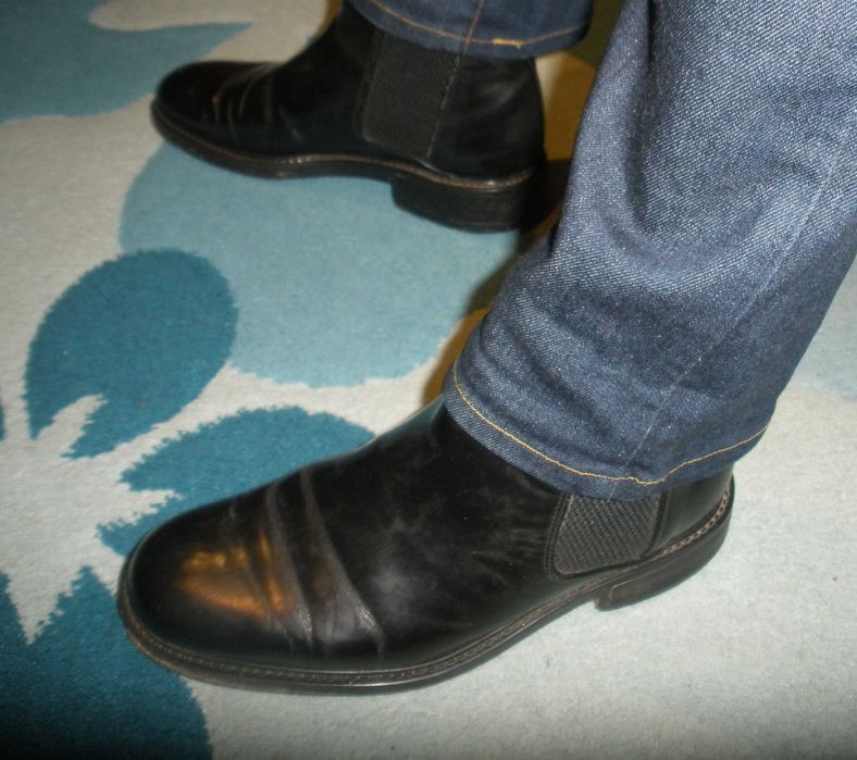 Buty czarne sztyblety męskie firmy Next rozm. 40