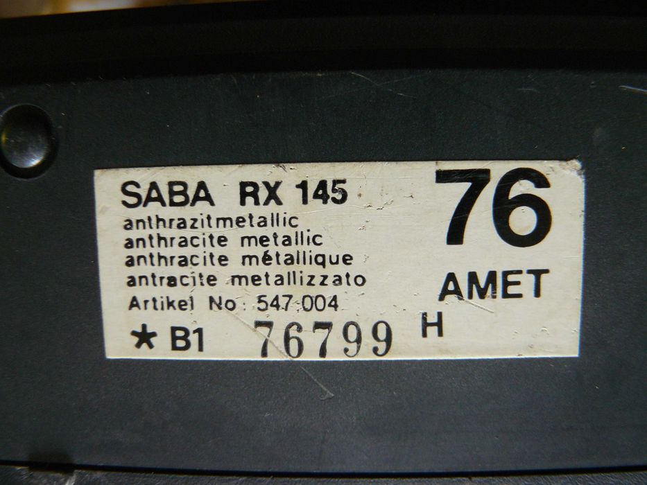 Radio przenośne tranzystorowe Saba RX 145 świetny odbiór 3 zakresy