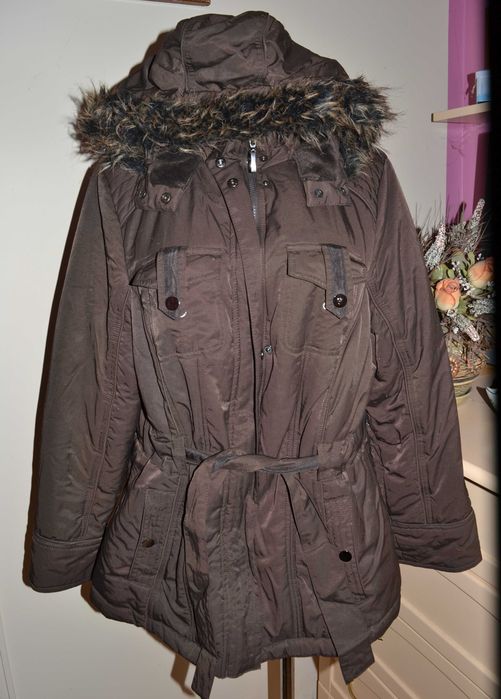 Evans grubsza ciepła kurtka z kapturem 48/50