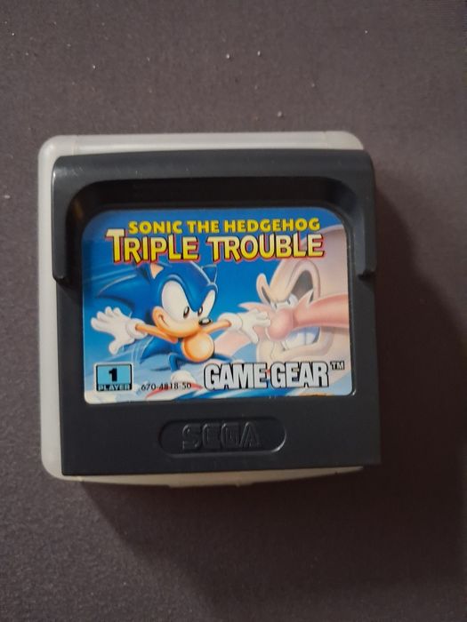Pack Sega Game Gear + Carregador Original + 4 Jogos (Para Reparar / Mods)