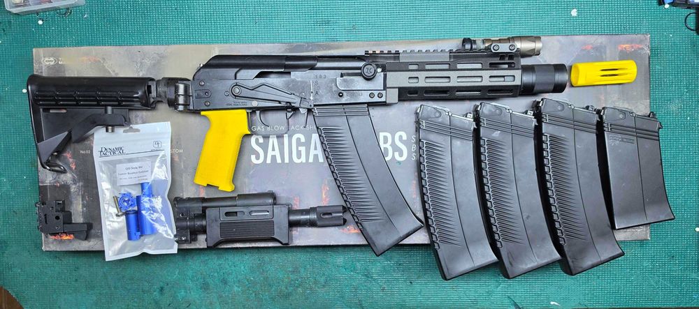 Tokyo Marui Saiga SBS + extras