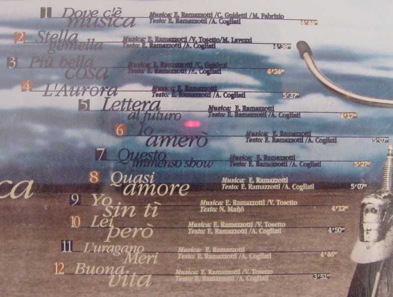 CD Dove c'è musica - Eros Ramazzotti