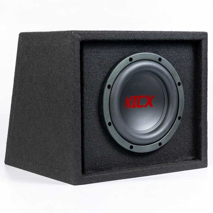 Активний сабвуфер Kicx GT 200BPA 8 дюймів 200W RMS 450W макс Компактний буфер у машину з підсилювачем регулятор провода Гарантія 12 місяців
