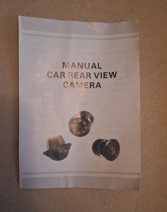 Rádio de carro com suporte e camera traseira