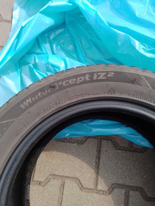 2 koła zimowe 215 × 55R16 Hankok