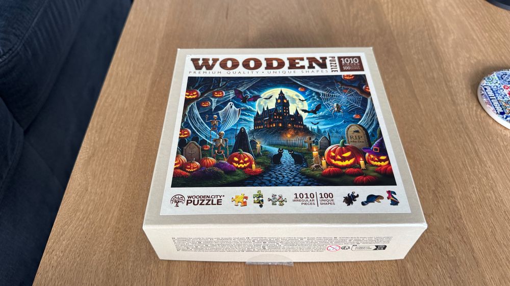 Puzzle drewniane Wooden City Noc duchów i dyni 1010 el.