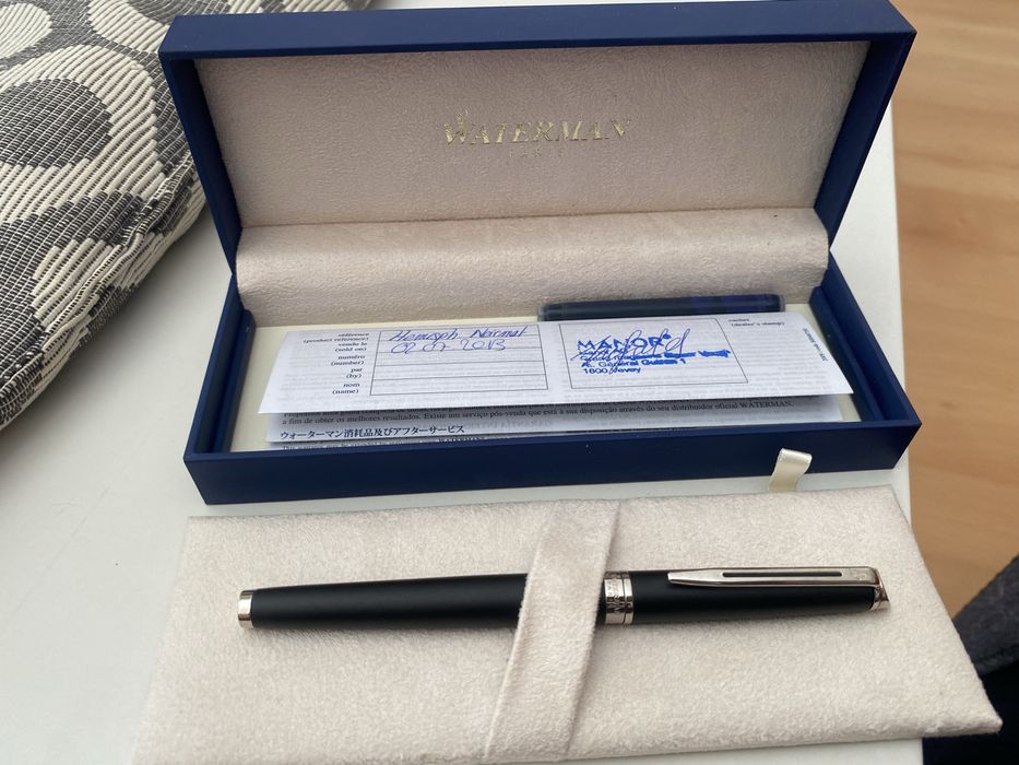 Waterman em Caixa Original e Recarga intacta