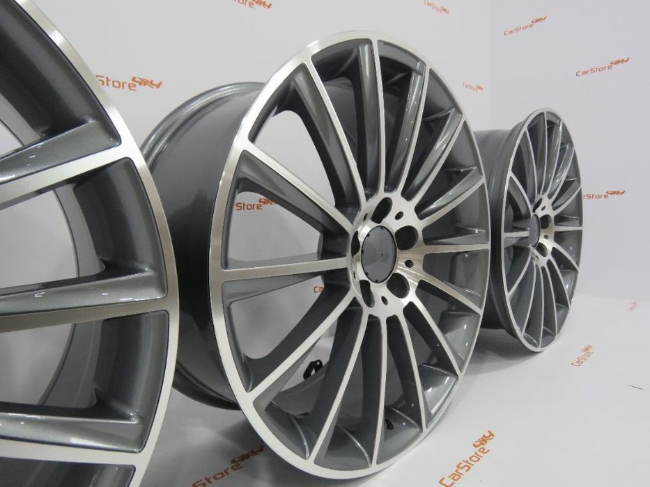 Jantes Look Mercedes Turbine 18 x  8 et 45 5x112 Antracite