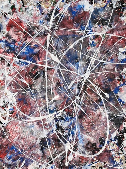 Atenção só hoje 3 pinturas pague 1 . Pinturas abstractas expressionist