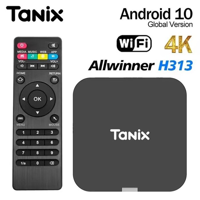 Смарт приставка TV Box Tanix TX1 mini на Андроид 10;