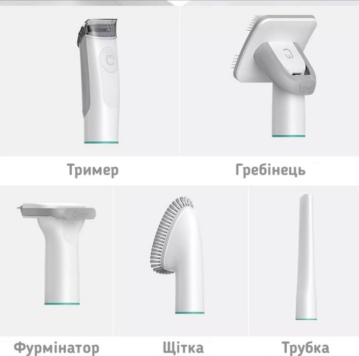 Груминг набор для ухода за шерстью питомцев Neabot P1Pro 5 в 1 пылесос