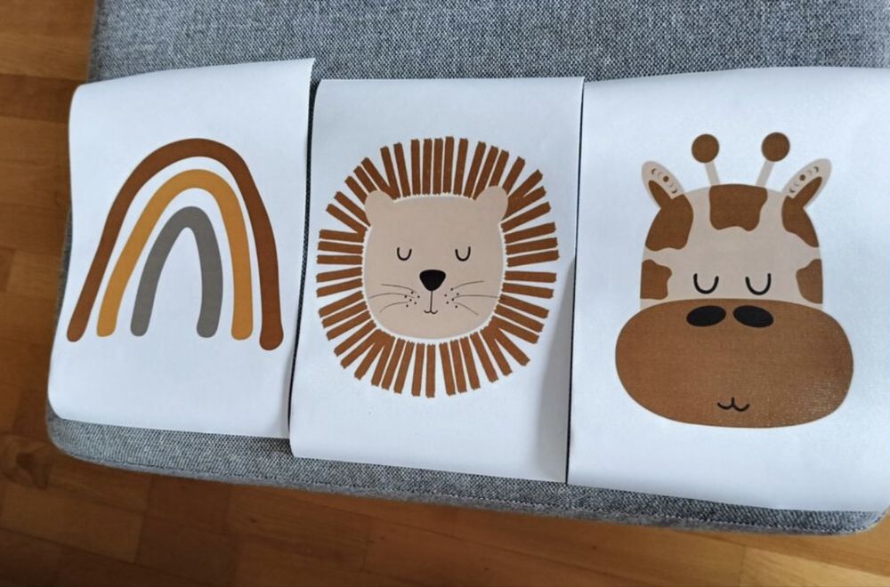 Conjunto 3 posters (sem moldura)