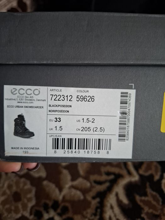 Зимові сапоги Ecco