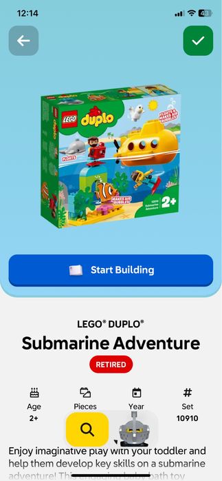 Lego Duplo 10910 - Aventura Submarina