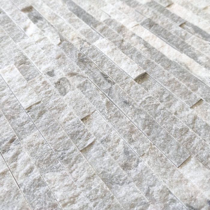 Panel ścienny Elewacja Marmur Stackstone Stormy Grey 10x36x0,8-1,3 cm