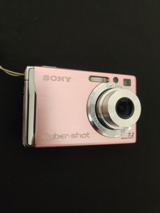 Sony Cyber-shot DSC-W80 Pink Aluminum Вінтажна Мильниця фотоапарат