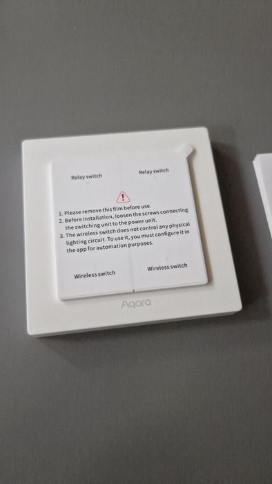 Aqara  ramka z 2 przyciskami WS-K08D