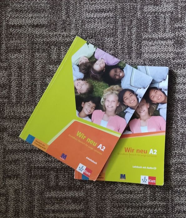 Німецька книжка + зошит(Wir neu 2)