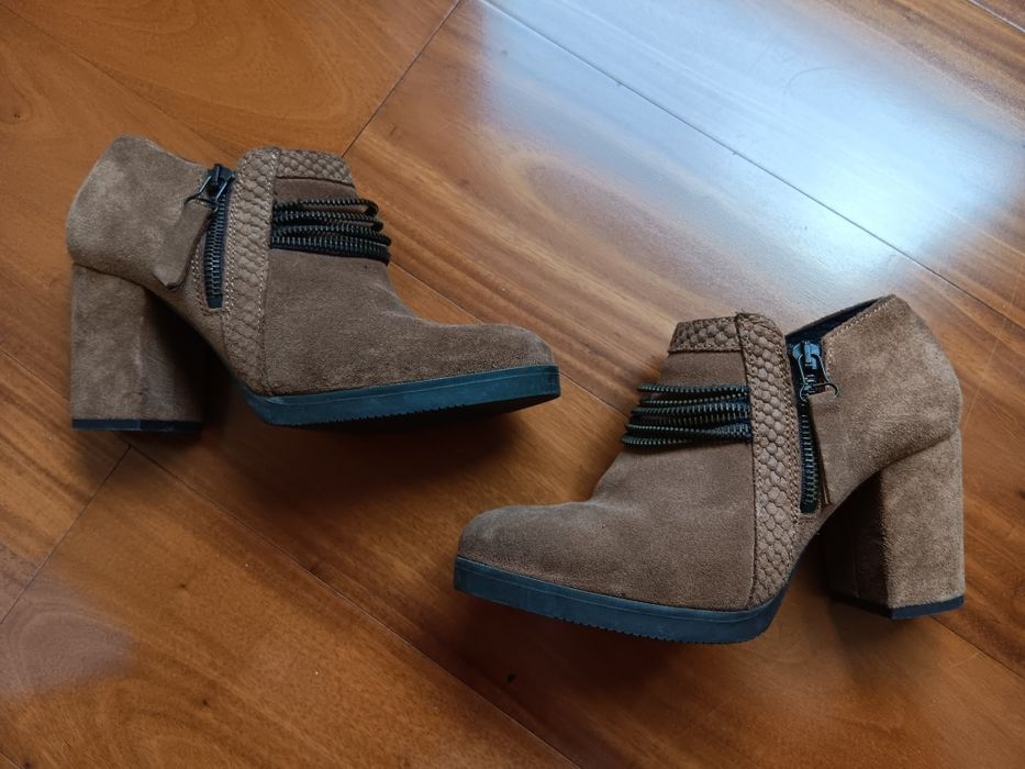 Botins castanhos Manuel Alves