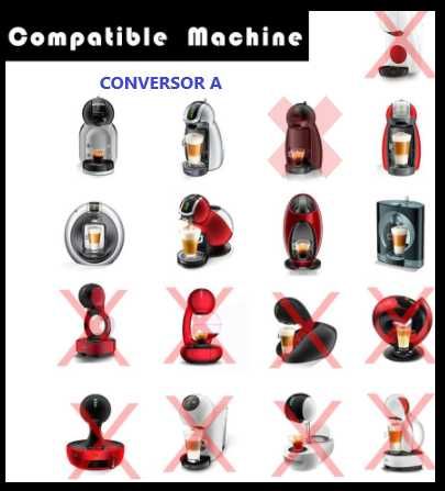 Adaptador conversor Dolce Gusto para Nespresso