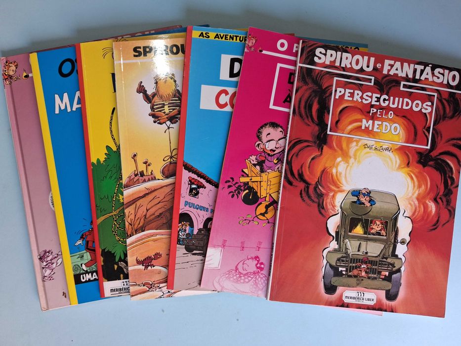 SPIROU - BD edição portuguesa Meribérica, Publica, Arcádia, Asa, etc