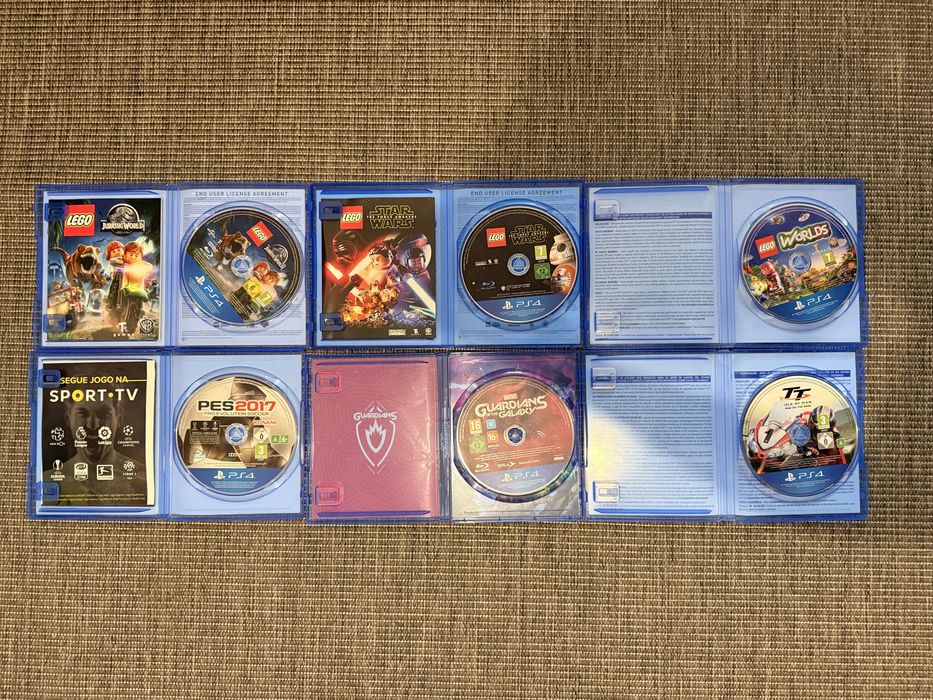 Jogos PS4 originais – LEGO, Guardians of the Galaxy, PES