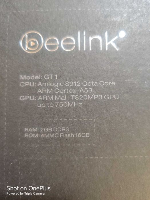 Смартприставка Beelink GT1