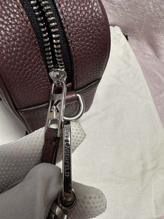 Шкіряна кросбоді Karl Lagerfeld