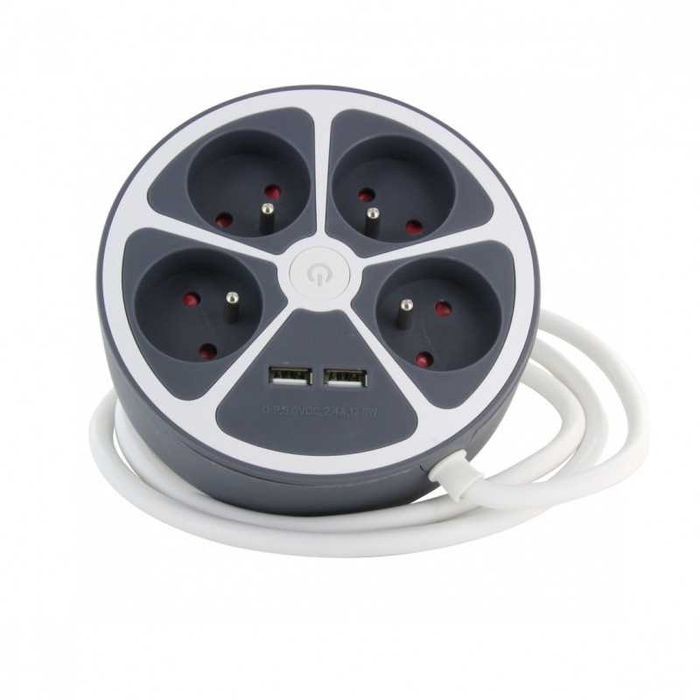 Extensão Elétrica CHACON Power Circle USB