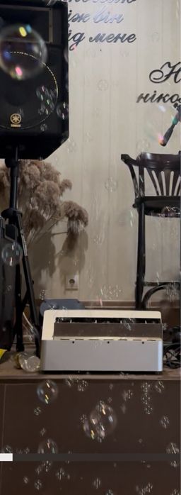 Генератор мильних бульбашок.Бульбашкове шоу. Оренда