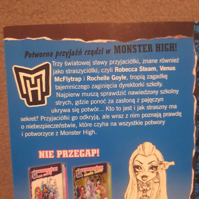 Książki z serii Monster High, część 2,3. - Gitty Daneshvari.