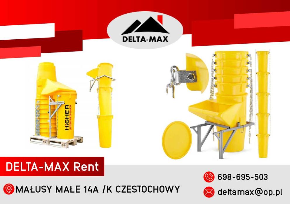 Zsyp budowlany HIGHER 10mb - Wynajem