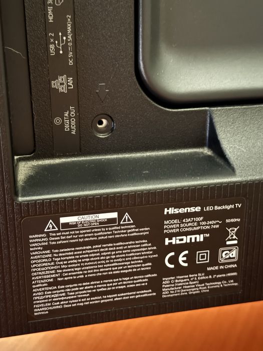 Televisao HISENSE 43A7100F