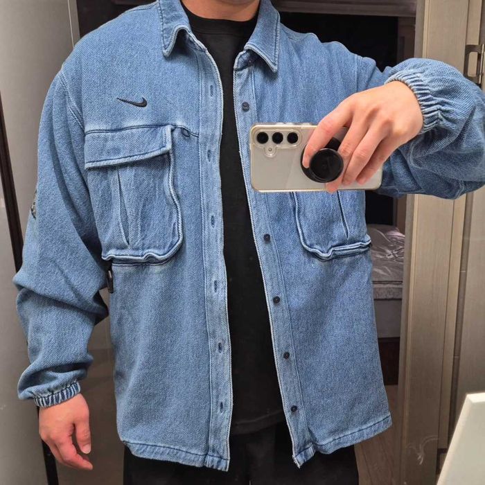 ОРИГІНАЛ Куртка, Сорочка Nike x NOCTA OPAL Button Down Denim (M-L)