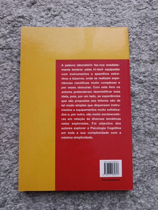 Psicologia Cognitiva: um Laboratório Simples (portes incluídos)