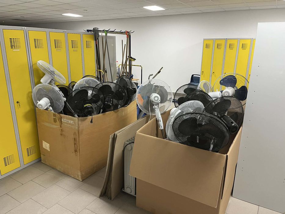 Wiatraki stojace duza ilosc