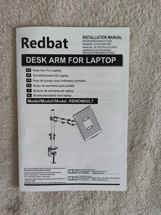 Uchwyt na Laptop REDBAT do 8 kg