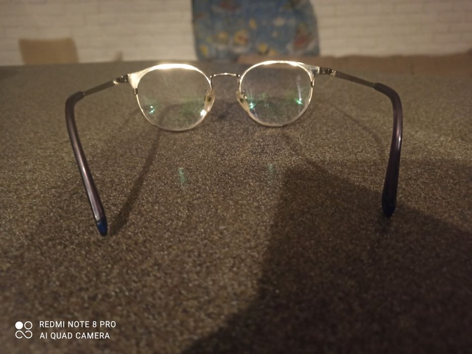 Okulary niebieskie damskie