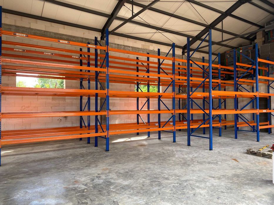Regały magazynowe Przemysłowe paletowe do magazynu hali warsztatu STOW