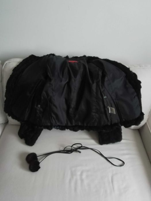 Casaco em pele genuína