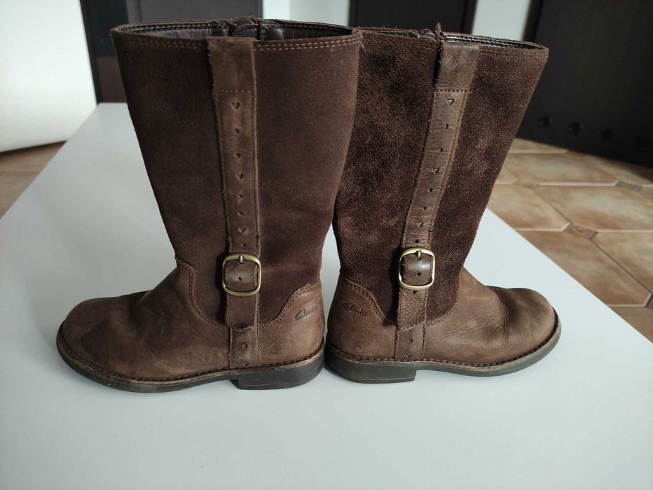 CLARKS kozaki nieocieplane oficerki rozm. 28 / 10