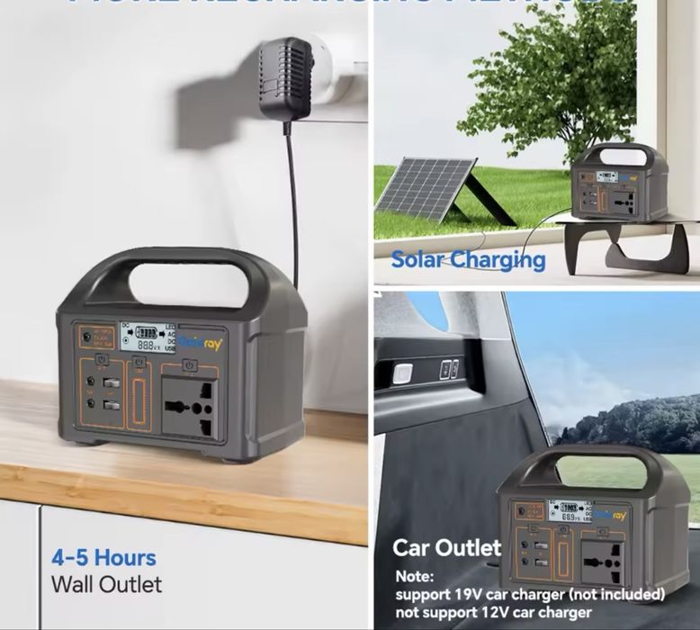 Stacja zasilania przenośna Gaiaray 100W kemping namiot powerbank